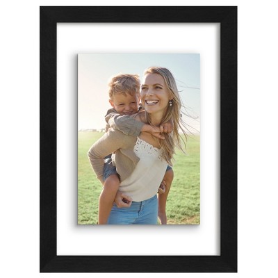 Americanflat Two-Sided Floating Picture Frame to Display Photos, Wall Art, and Pressed Flowers