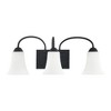 Livex Lighting Ridgedale 3 - Light Vanity in  Black - 2 of 4