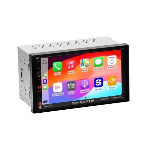 Boss Elite BE7ACP.WXC Double-DIN, Wireless/Wired Apple CarPlay & Android Auto,SXM, Mech-less Multimedia Player (no CD/DVD) with 7" Touchscreen Blue... - 1 of 2