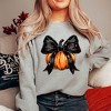 Simply Sage Market Women's Graphic Sweatshirt Coquette Halloween Pumpkin - 2 of 4