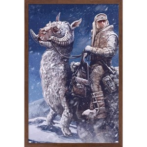 Trends International Star Wars: The Empire Strikes Back By AJ Frena Framed Wall Poster Prints - 1 of 4