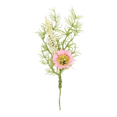 Saro Lifestyle Table Napkin Picks With Floral Design (Set of 12)