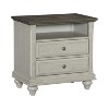 NicBex Nightstand with 2 Drawers,Side Table with Handles and Wood Frame,Modern Bedside Table for Bedroom,Living Room - 3 of 4