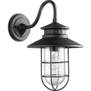 Quorum Lighting Moriarty Noir Outdoor Wall Sconce - 1 of 2