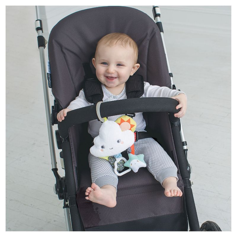 Skip Hop Silver Lining Cloud Jitter Stroller Baby Toy, 3 of 6