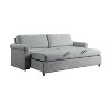 Serta Mansion Convertible Sofa Woven Light Gray - 4 of 4