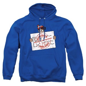 Wheres Waldo Witness Protection Adult Pull-Over Hoodie - 1 of 4