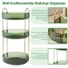 3 Tier Rotating Makeup Organizer 360° Spinning Perfume Cosmetic Storage Tray 55LBS Load Countertop Shelves for Lotion Lipstick - 3 of 4