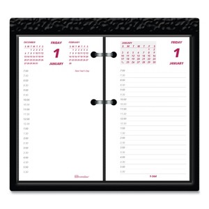 Daily Calendar Pad Refill, 6 x 3.5, White/Burgundy/Gray Sheets, 12-Month (Jan to Dec): 2026 - 1 of 4