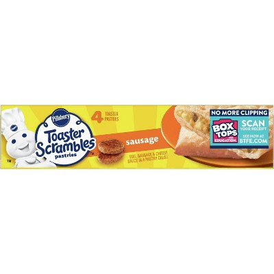 Pillsbury Sausage Frozen Toaster Scramblers - 4pk/7.2oz