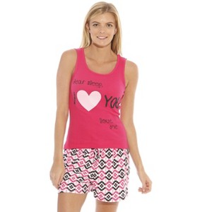 Just Love 100% Cotton Women Sleepwear Tank & Short Pajama Sets PJs - 1 of 2
