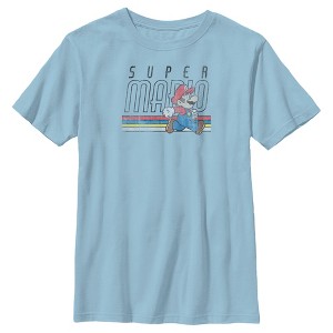 Boy's Nintendo Super Mario Classic Stripes T-Shirt - 1 of 3