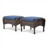 Gymojoy 2 Pieces Assembled Outdoor Patio Ottoman with Removable Cushions - 3 of 4