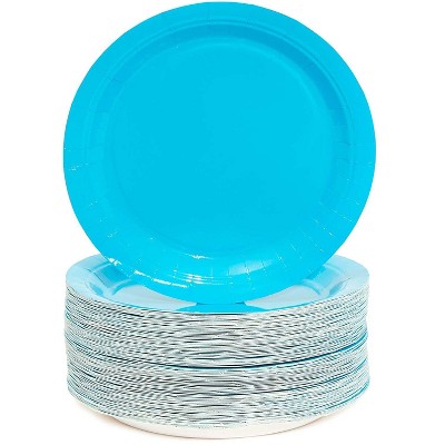cheap blue paper plates