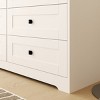 HDZNVF Chest of Drawer With 6 Drawers White Color Farm Door - 4 of 4