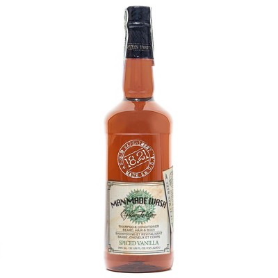 18.21 Man Made Spiced Vanilla 3-in 1 Mens Body Wash, Shampoo+Conditioner, 32 oz