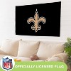 NFL New Orleans Saints 3 x 5 Outdoor Durable House Flag with Grommets | Sport Team Flag & Banner | Indoor Wall Decor Flag - 4 of 4