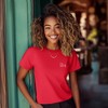 Dalix Womens Be Kind Light Weight High Waisted Tee - 3 of 4