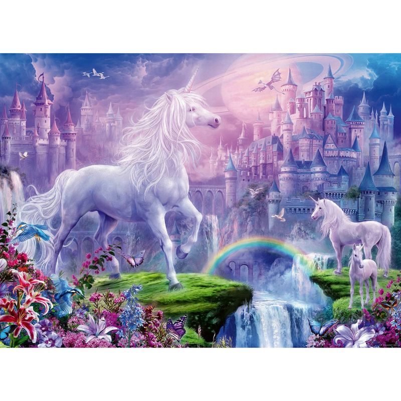 Ravensburger Unicorn Kingdom XXL Glitter Jigsaw Puzzle - 100pc, 4 of 5