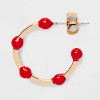 Small Hoop Earring Set 3pc -Universal Thread™ - 3 of 3