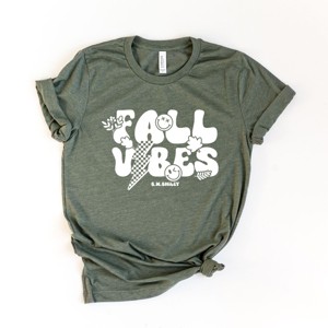 Simply Sage Market S.W.Smiley Fall Vibes Lightning Short Sleeve Tee - 1 of 4
