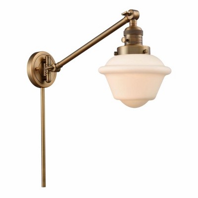 Oxford - 1 Light Swing Arm Wall Sconce In Traditional Style-25 Inches Tall and 8 Inches Wide