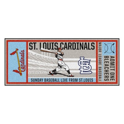 MLB St. Louis Cardinals 1976 30"x72" Retro Ticket Runner Mat