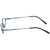Flex Plus by Vivid FP-10 Designer Blue Light FIlter Reading Glasses in Blue 45mm +1.50 | Ladies | Oval Shape | Small Fit - 3 of 4