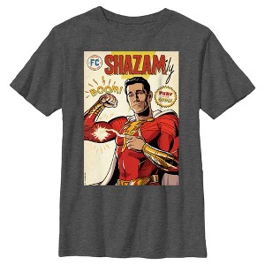 Boy's Shazam! Fury of the Gods Shazamily Comic Book Cover T-Shirt - 1 of 4