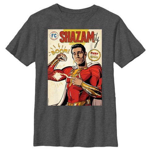 værktøj Fremsyn forhindre Boy's Shazam! Fury Of The Gods Shazamily Comic Book Cover T-shirt : Target