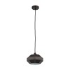 Chloe Lighting Finn Contemporary-Style 1 Light Brown And White Ceiling Mini Pendant 10" Wide - 2 of 4