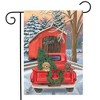 Briarwood Lane Winter Garden Flag 12x18 For Outdoor Winter Puppy Pickup Christmas For Christmas Garden Flag Flags For Outside - 2 of 4