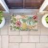 Stupell Industries Tropical Flowers & Pineapple Printed Outdoor Door Mat, design by Kim Allen, 18"x30" - 3 of 4