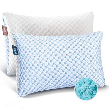 Nestl Queen Size Adjustable Colling Gel Pillow - 2 Pack
