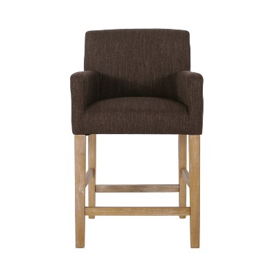 Christopher Knight Home 26" Armga Upholstered Counter Height Barstool