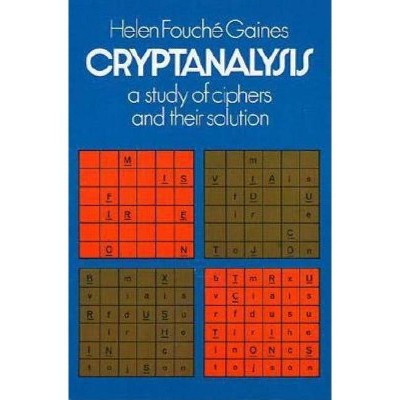 Cryptanalysis - by  Helen F Gaines (Paperback)