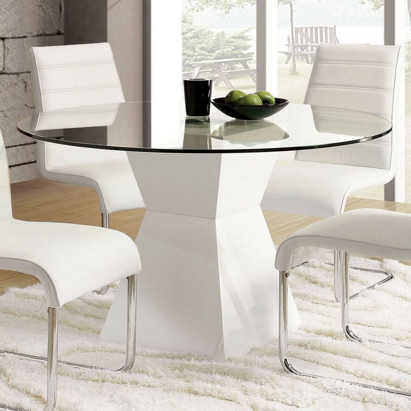 45&#34; Grimsby Round Dining Table White - HOMES: Inside + Out, 3 of 5