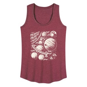 Women's - Instant Message - Celestial Objects Graphic Racerback Tank - 1 of 4