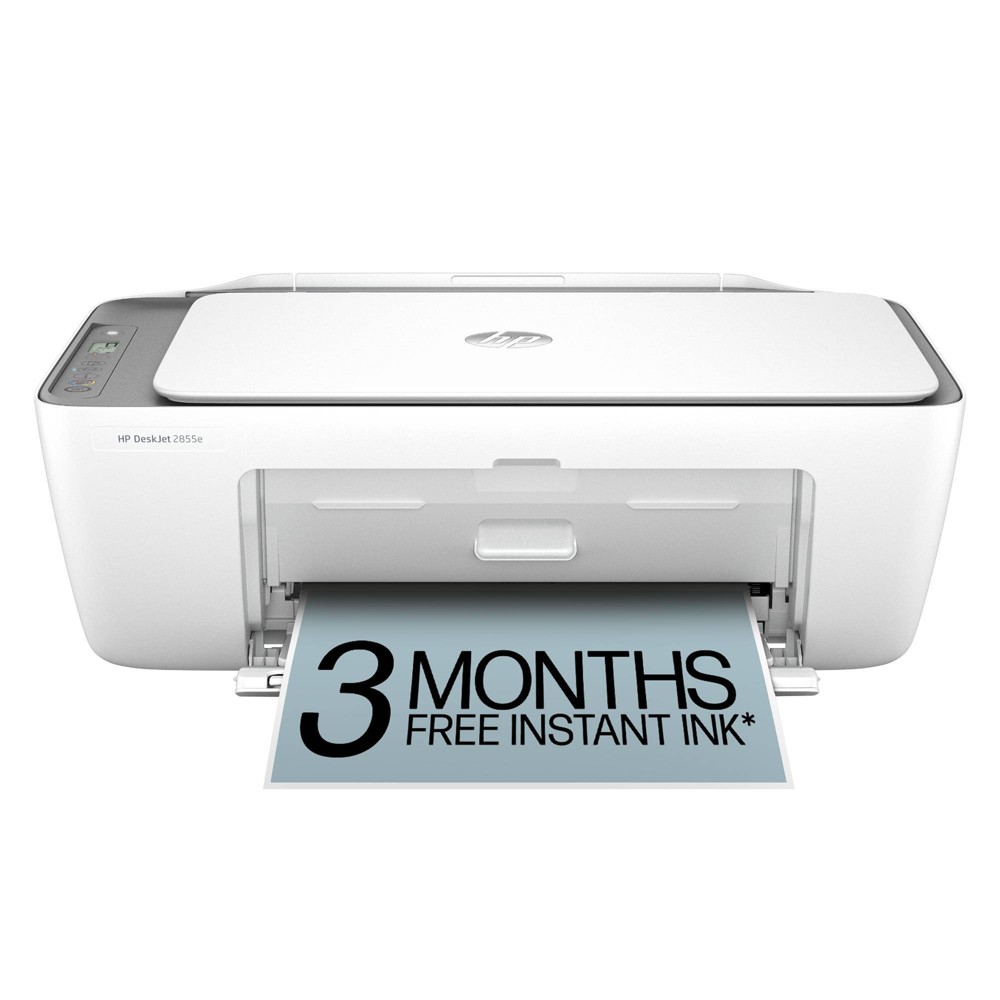 UPC 196337380097 product image for HP DeskJet 2855e Wireless All-in-One Color Printer Scanner Copier with 3 Months  | upcitemdb.com