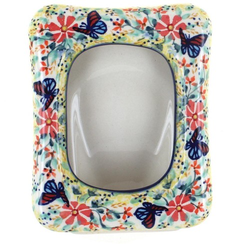 Blue Rose Polish Pottery F053 Manufaktura Frame - image 1 of 2