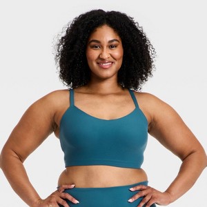 Women's Everyday Soft Light Support Strappy Sports Bra - All In Motion™ - 1 of 4