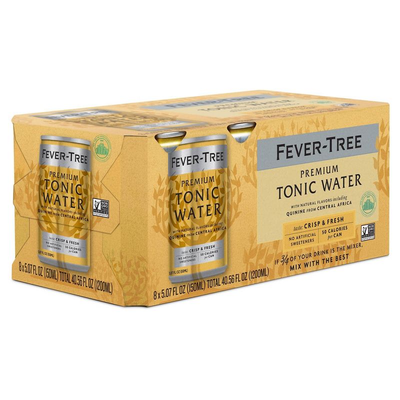 Fever-Tree Premium Indian Tonic Water - 8pk/5.07 fl oz Cans, 2 of 6