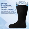 Impresa Extra Wide Socks for Men and Women - 2 Pairs - Ideal for Lymphedema, Swollen Feet, Legs, and Calves - 2 of 4