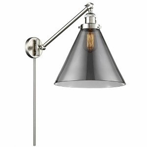 Cone - 1 Light Swing Arm Wall Sconce In Industrial Style-16 Inches Tall and 12 Inches Wide - 1 of 1