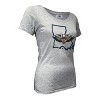 NBA New Orleans Pelicans Women's Short Sleeve Burnout Scoop T-Shirt - 3 of 4