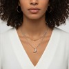 Anna-Kaci Layered Necklace Set with Minimalist Bead Charm and Sculpted Crescent Moon Pendant for a Delicate Refined Everyday Statement - 4 of 4