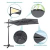 10X8FT Alunimun Patio Cantilever With Canopy - 4 of 4