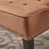 CAVINAS Modern Fabric Accent Chair,Stylish Arm Chair with Tufted Waffle Stitching and Nailhead Trim,Comfy Sitting Chair for Living Room,Office - 4 of 4