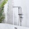 WOWOW 2-Handle Freestanding Tub Faucet with Handshower and Longer Spout - 3 of 4