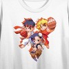 Street Fighter Chibi Fighters Crew Neck Short Sleeve Women's White Crop Top - 2 of 3